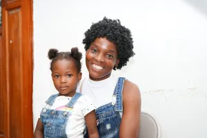 Mother and child in Haiti