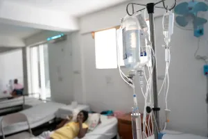 Medical room at HUM in Haiti