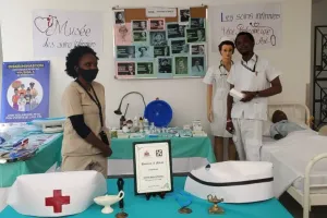 Nurses at HUM in Haiti