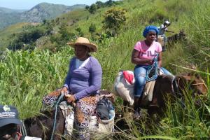 ZL staff travels on mule back to community of Deside 