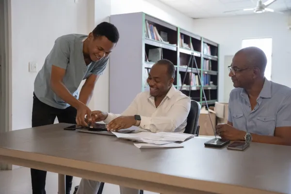 Men in Haiti