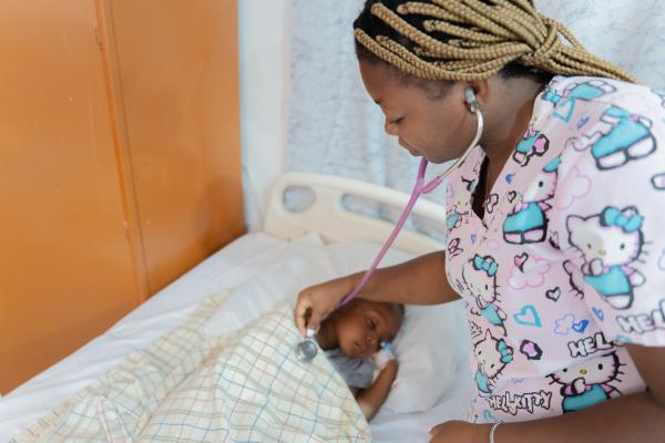 Nurse with child 