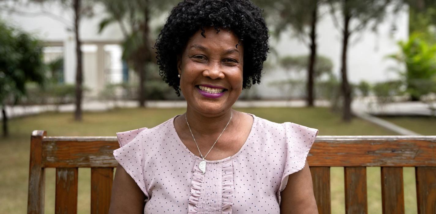 Bertha Joseph en Haiti