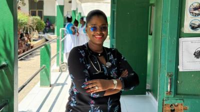 Dre Johanne Marcéus, co-résidente cheffe du programme de médecine interne